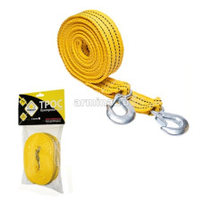 Трос буксировочный "ГЛАВДОР" GL-09, 7 т х 5 м, 2 крюка