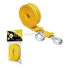 Трос буксировочный "ГЛАВДОР" GL-11, 10 т х 5 м, 2 крюка