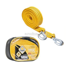 Трос буксировочный "ГЛАВДОР" GL-19, 6 т х 5 м, 2 крюка, в сумке