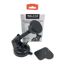 Держатель мобильного телефона WALKER CX-015 PREMIUM телескопический магнитный с присоской, черный