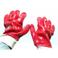 Перчатки рабочие маслобензостойкие Гранат Люкс (полный облив)