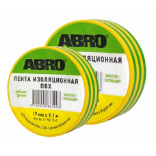 Изолента желто-зеленая 18,2 м