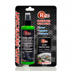 RED R4262 Полироль пластика матовый с губкой "МУСКАТЕЛЬ" 250мл