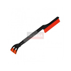 Щетка - скребок для снега и льда "K801" со скребком и мягкой ручкой ( 60см.)