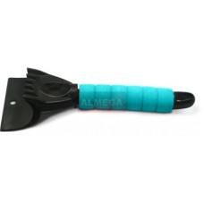 Скребок для льда, утепленная мягкая ручка, дробитель льда, морозостойкий пластик, 24 х 9,5 см.