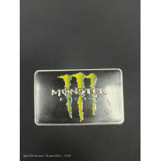 Наклейка алюминиевая MONSTER