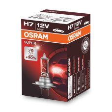 Автолампа H7 12V 55W PX26d Super +30% (коробка) OSRAM 64210SUP