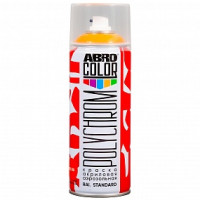 Краска акриловая аэрозольная POLYCHROM RAL 2004 чистый оранжевый ABRO COLOR